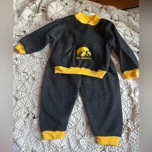 Vintage 90s 2T Iowa Hawkeye Sweat Suit